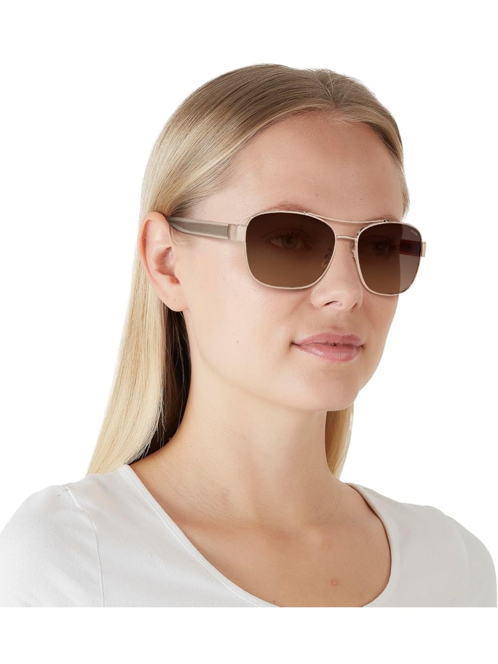 NEW Women’s Coach Aviator Rose Gold Sunglasses